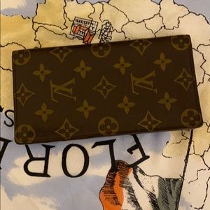 SOLD Louis Vuitton check book with credit card